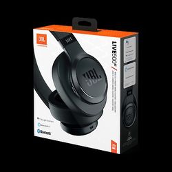 JBL - LIVE 500BT Wireless Over-the-Ear Headphones - Black