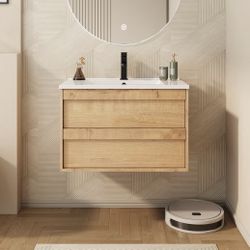 30” Floating Sink Vanity - Assembled 