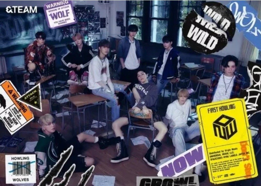 &Team- First Howling: NOW [Limited Edition A] CD/Postcard/Photo Book/ Open Box.
First Howling: NOW -Type- Studio Artist- &TEAM Released- November 15, 