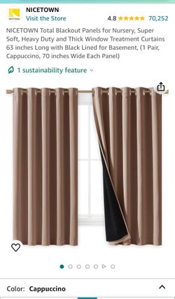 Cappuccino Blackout Curtains