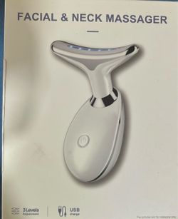 Facial and neck massager