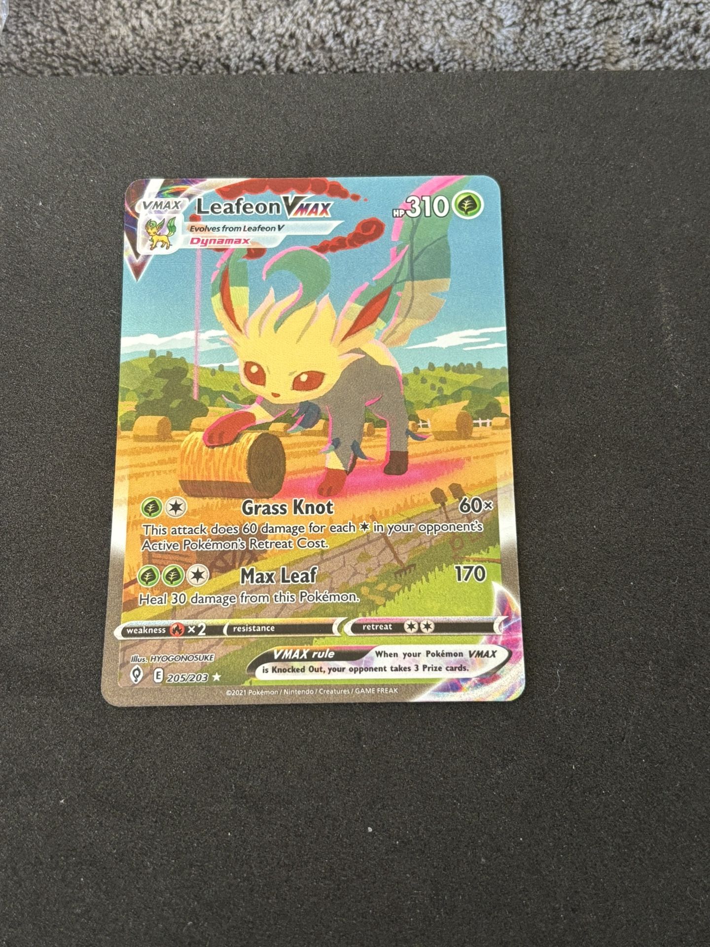 Pokemon Leafeon Vmax NM