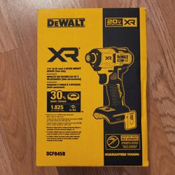 New Dewalt 20v Dcf845 XR Impact Driver Brushless Cordless Tool-only $90 Firm Pickup Only