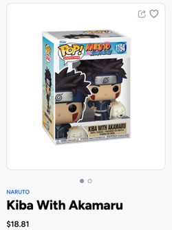 Kiba With Akamaru Funko Pop
