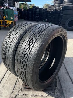 2 FIRESTONE FIREHAWK 255/45R20 USED TIRES – INSTALLATION INCLUDED