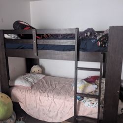 Twin Bunk Bed (No Mattress)