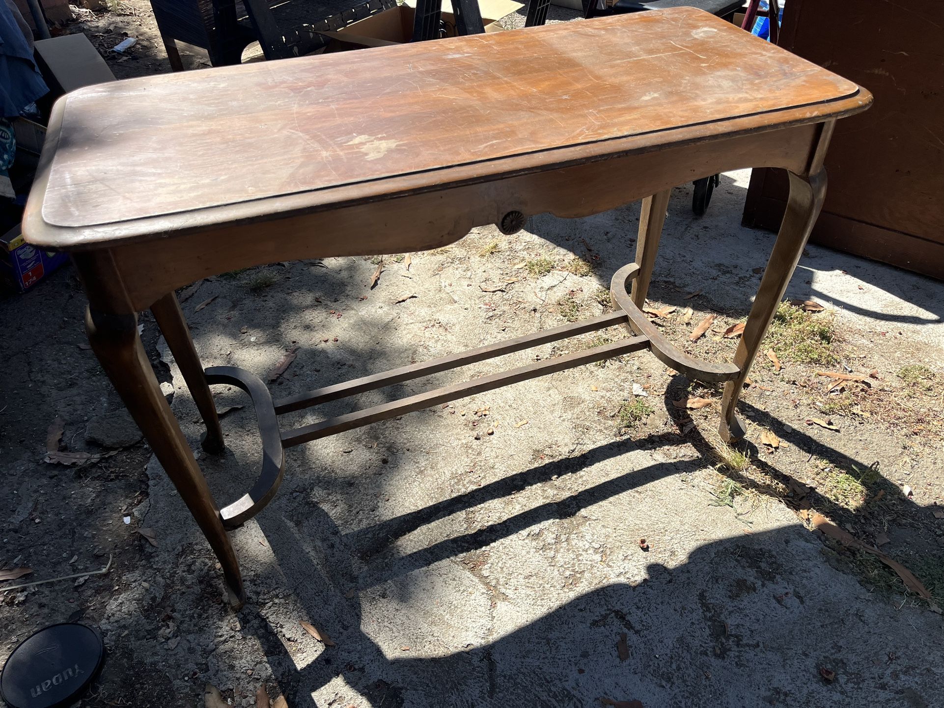Vintage 1920s Kiel Furniture Company Table - Need Legs Supports Repaired