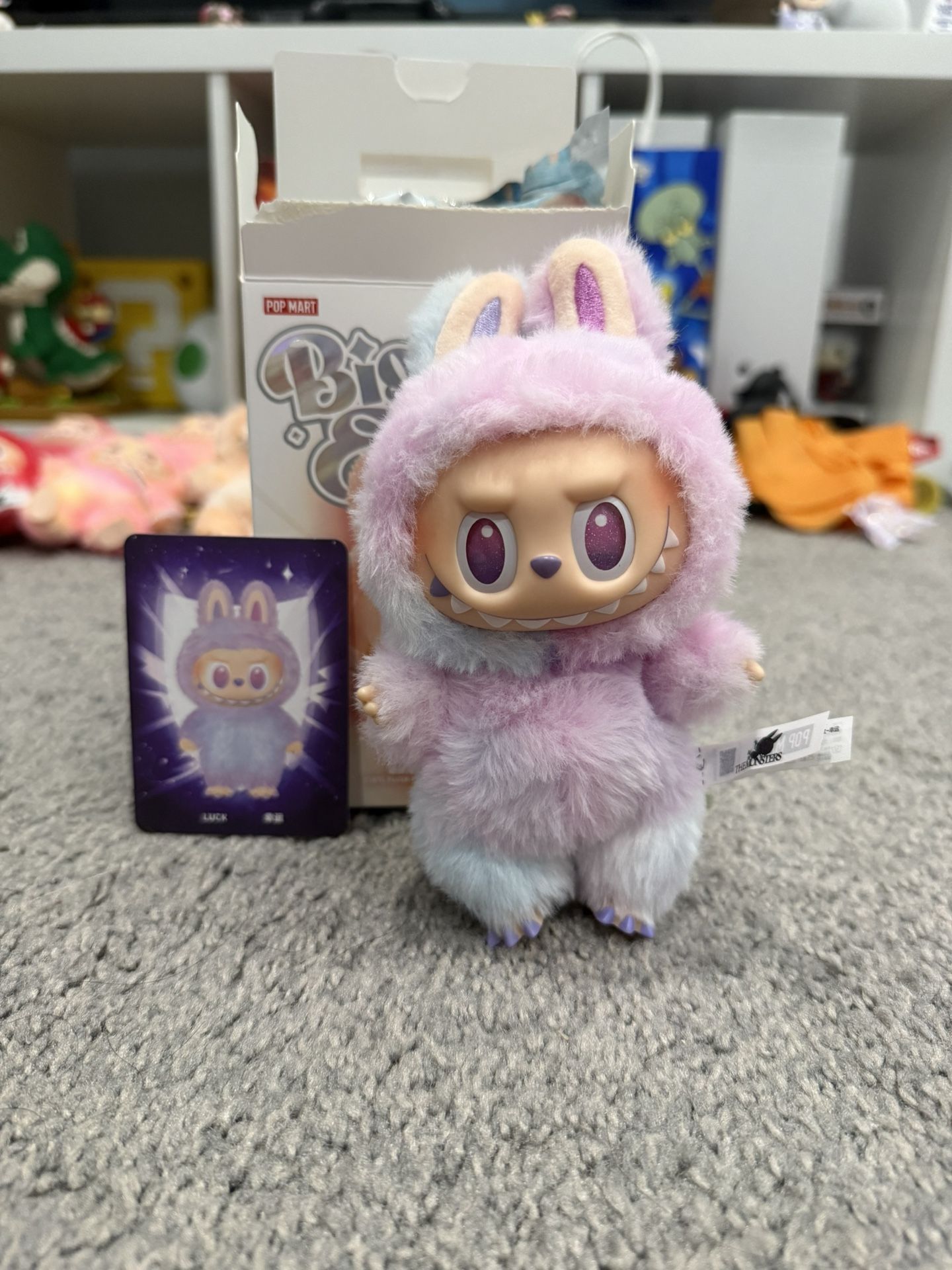 Authentic Labubu Big Into Energy - Luck