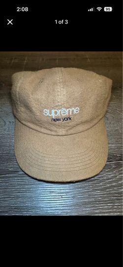 Supreme Washed Flannel 6-Panel cap (FW23)