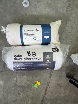 Pillow and comforter