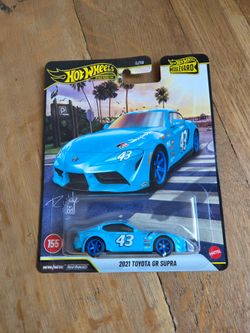 Hot Wheels Boulevard Premium #155 2021 Toyota GR Supra Blue Diecast 1:64