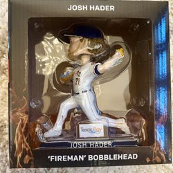 Josh Hader - Fireman Bobblehead 🔥 🔥 - Houston Astros