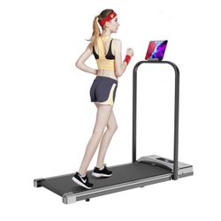 2.25 Hp 2-in-1 Folding Exercise Treadmill with Remote Control
