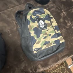 bape bookbag 