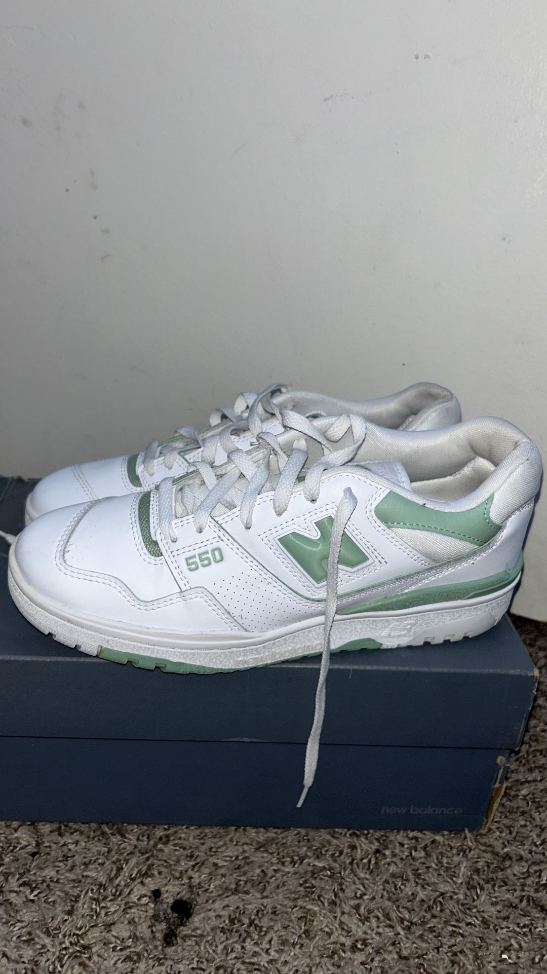 New balance 550 Mint Green