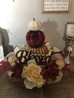 Pumpkin fall decoration