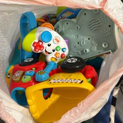 bag of baby toys