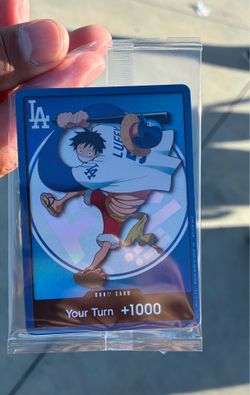 Dodgers One Piece Promo Card