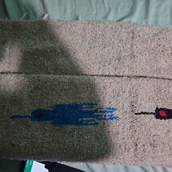 Mexican Yoga Mat  With Firebirds