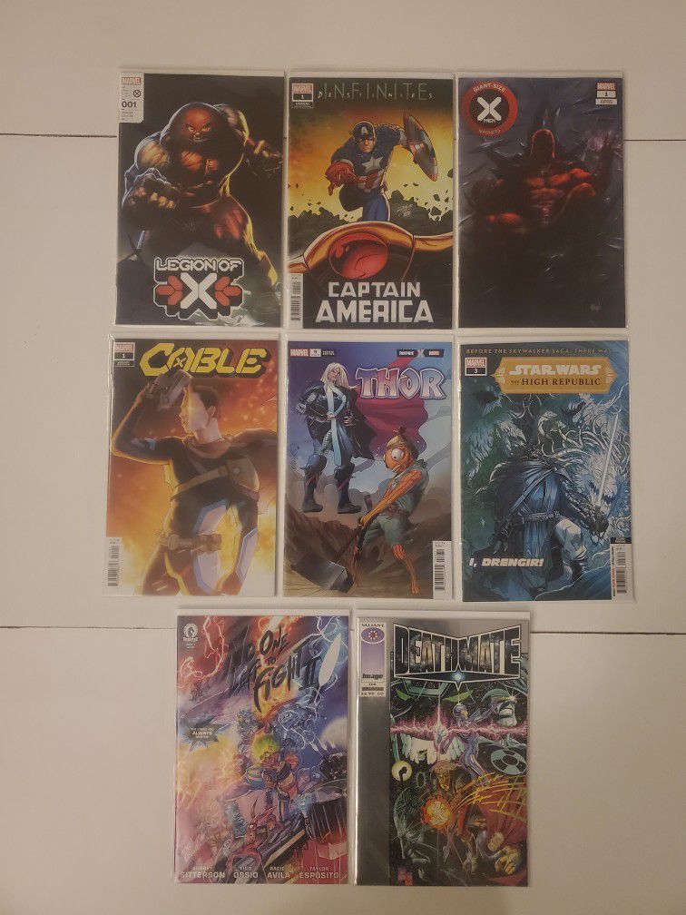 A Nice Mix Of Comics MARVEL DC AND INDEPENDENT COMIC BOOKS HIGH GRADE 