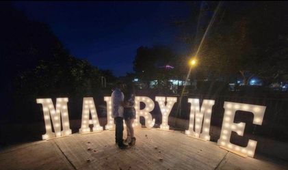 Marry me Letters 4ft