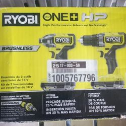 18 V brushes 2 Tool  combo kit