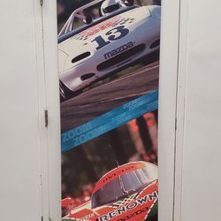 Mazda Motorsports Racing Dealership Advertising Sign Panel Zoom-Zoom
