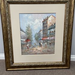 Painting Downtown 43 1/2 X 39 1/2