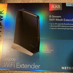 NETGEAR Nighthawk WiFi 6 Mesh Range Extender EAX80