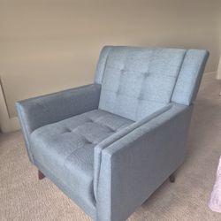 Emerald Single Sofa Chair Wood Leg
