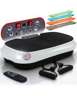 OBO New Other Lifepro Waver Mini Vibration Plate Exercise Machine, White