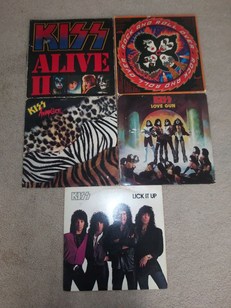 "Kiss" 5 album set! Original presses!