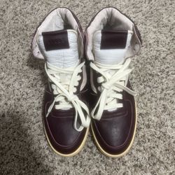 Rhude High-Top Leather Sneakers