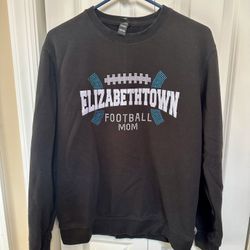 Elizabethtown Football Mom sweatshirt size small