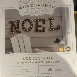 Lighted NOEL