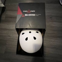 triple 8 white helmet 