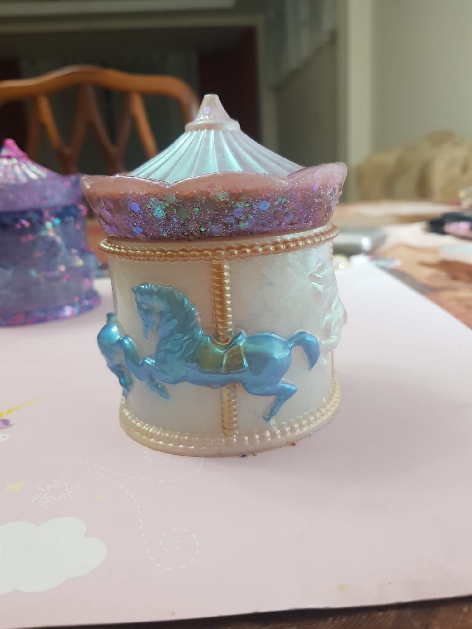 carousel jewelry box