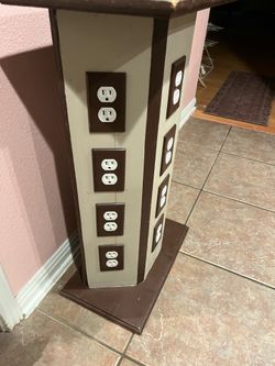 Large Wooden Charging Standing Station for Minor Appliances for Short Term Usage