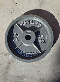 Barbell 100 Pound Weight Plate