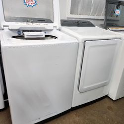 SAMSUNG SET STEAM WASHER AND ELECTRIC DRYER 