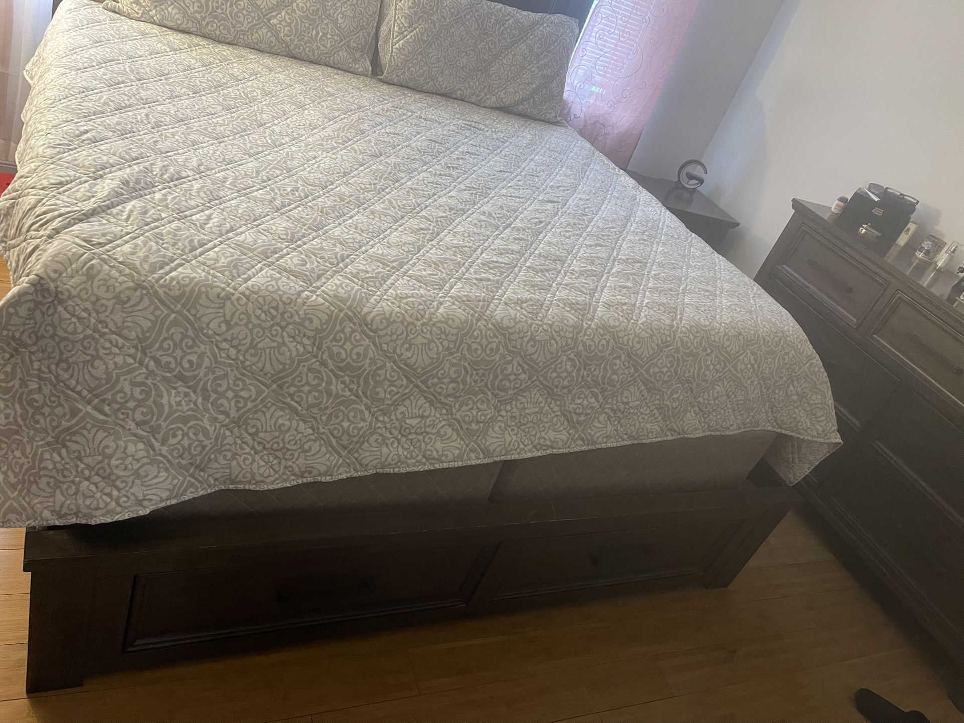 Pickup Only - King Size Three-Piece Bedroom Set