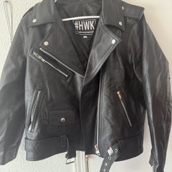 HWK Motor Sports Leather Jacket