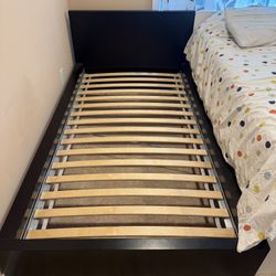 MALM Twin Bed Frame & LURÖY Slats 