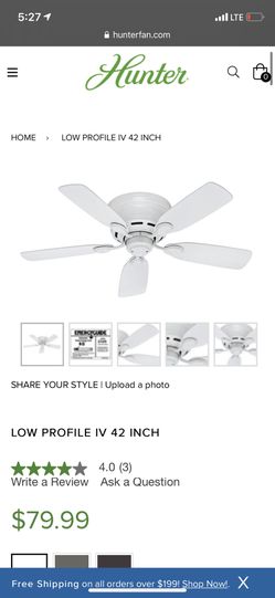Hunter 42inches Fan