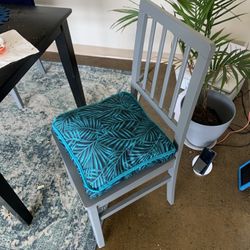 3 Gray Dining Chairs