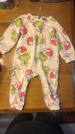 12 Month “The Grinch” Christmas Pjs