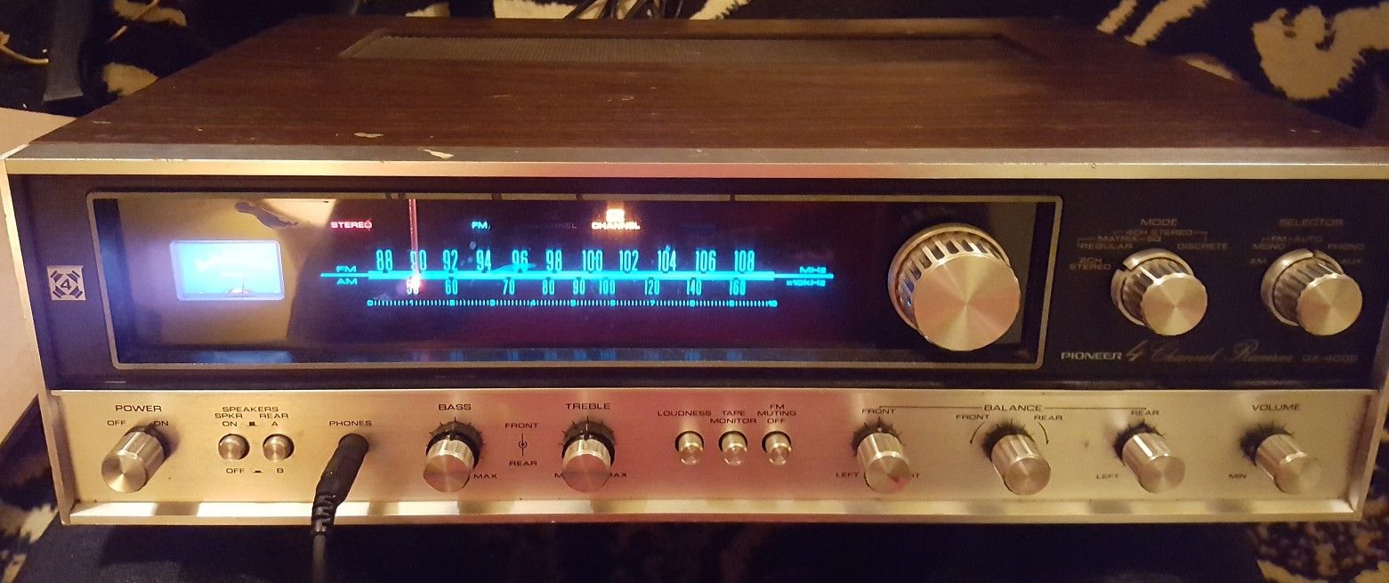 Pioneer QX-4000 vintage quad stereo receiver
