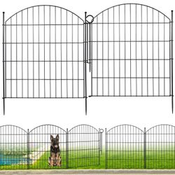 Decorative Garden Fence 32in (H) x12ft (L), 5 Pack No Dig Fence