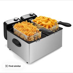 Deep Fryer With Basket1500W Electric Deep Fryer, Temperature Control