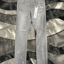 Authentic Grey Purple Jeans Size 30